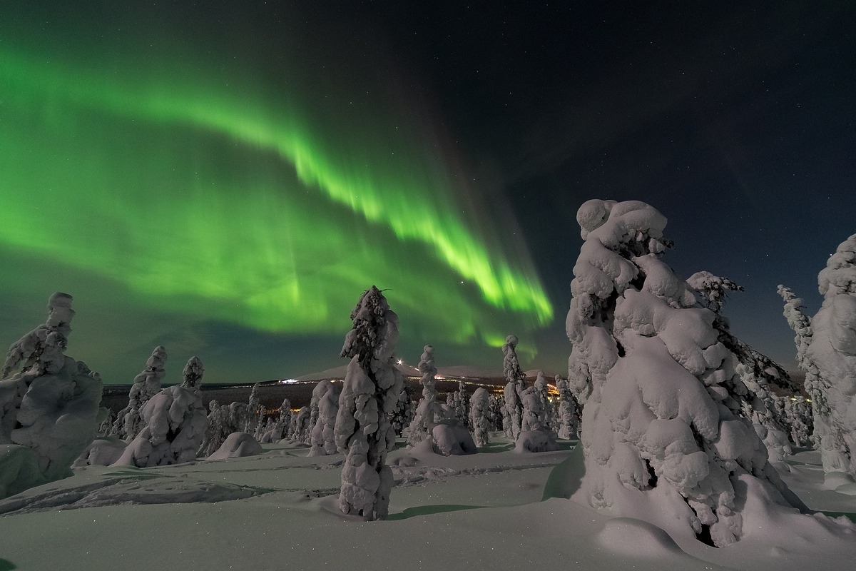 Aurora Borealis u Laponiji